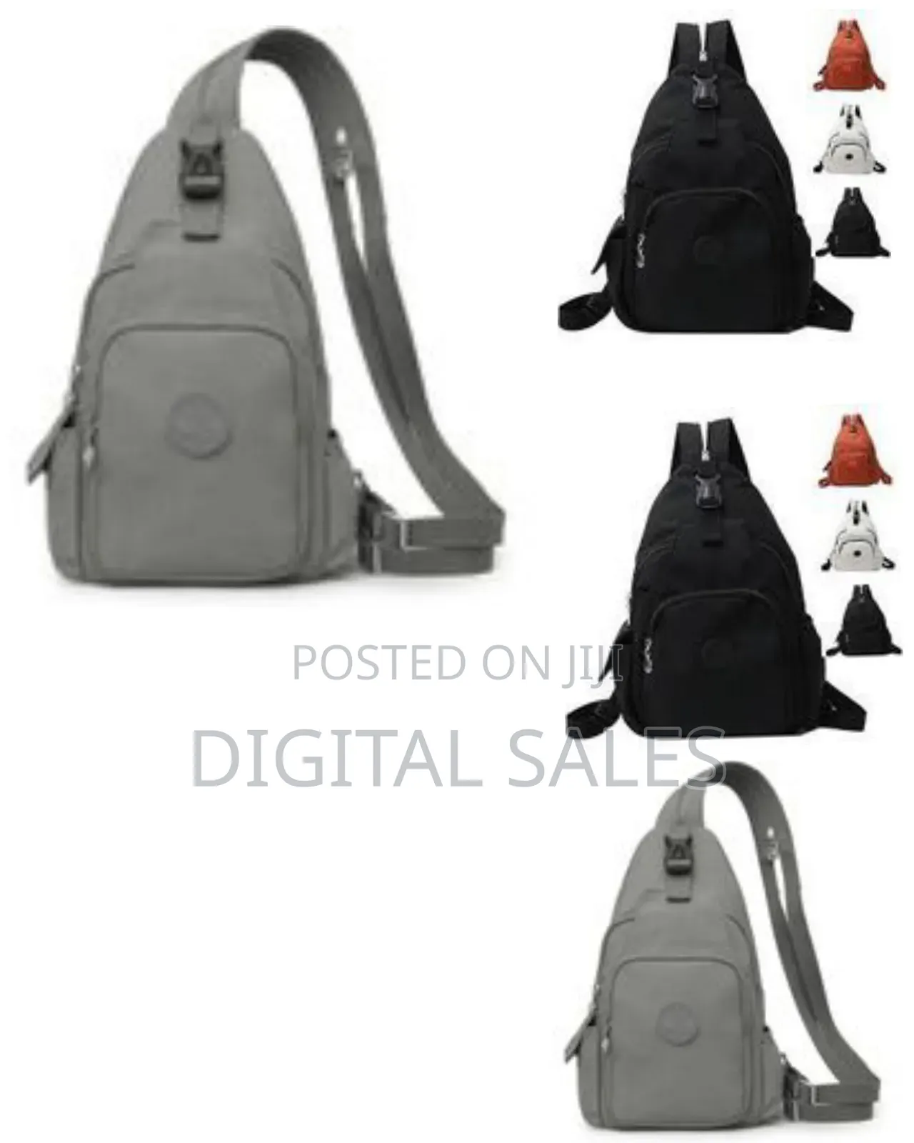 Multi-Pocket Chest Bag Lightweight Business 3-Way Small