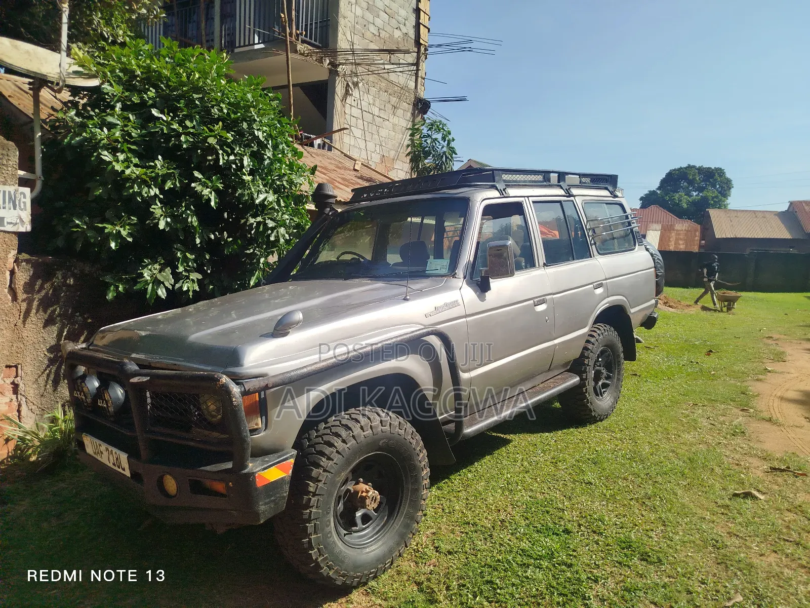 Toyota Land Cruiser 80 Wagon 1990 Gray