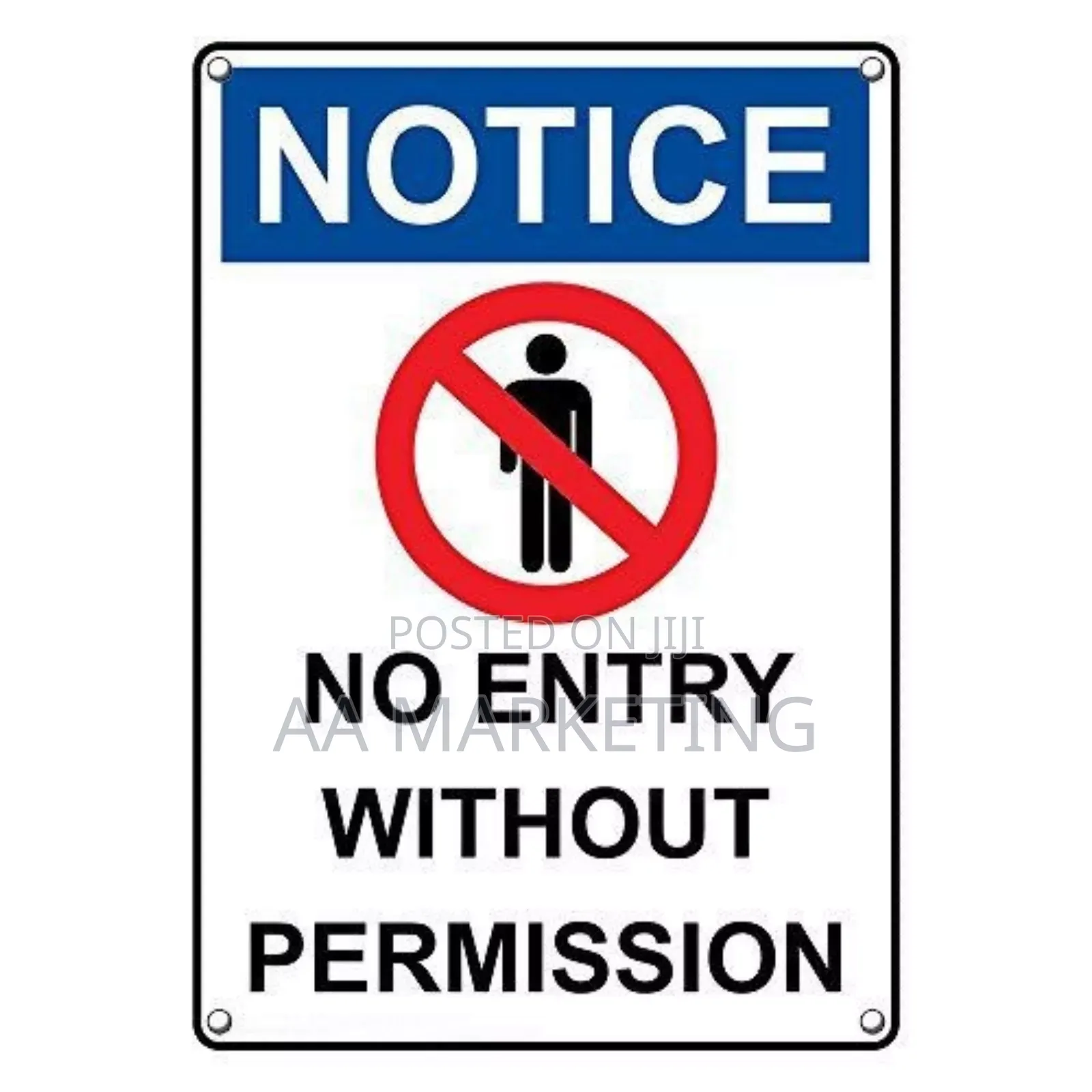 Acrylic And Abs Warning Signages