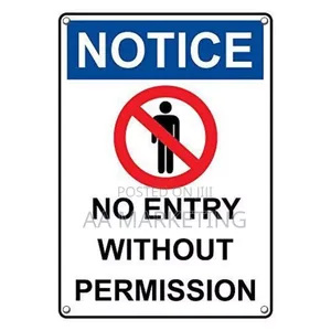 Acrylic And Abs Warning Signages