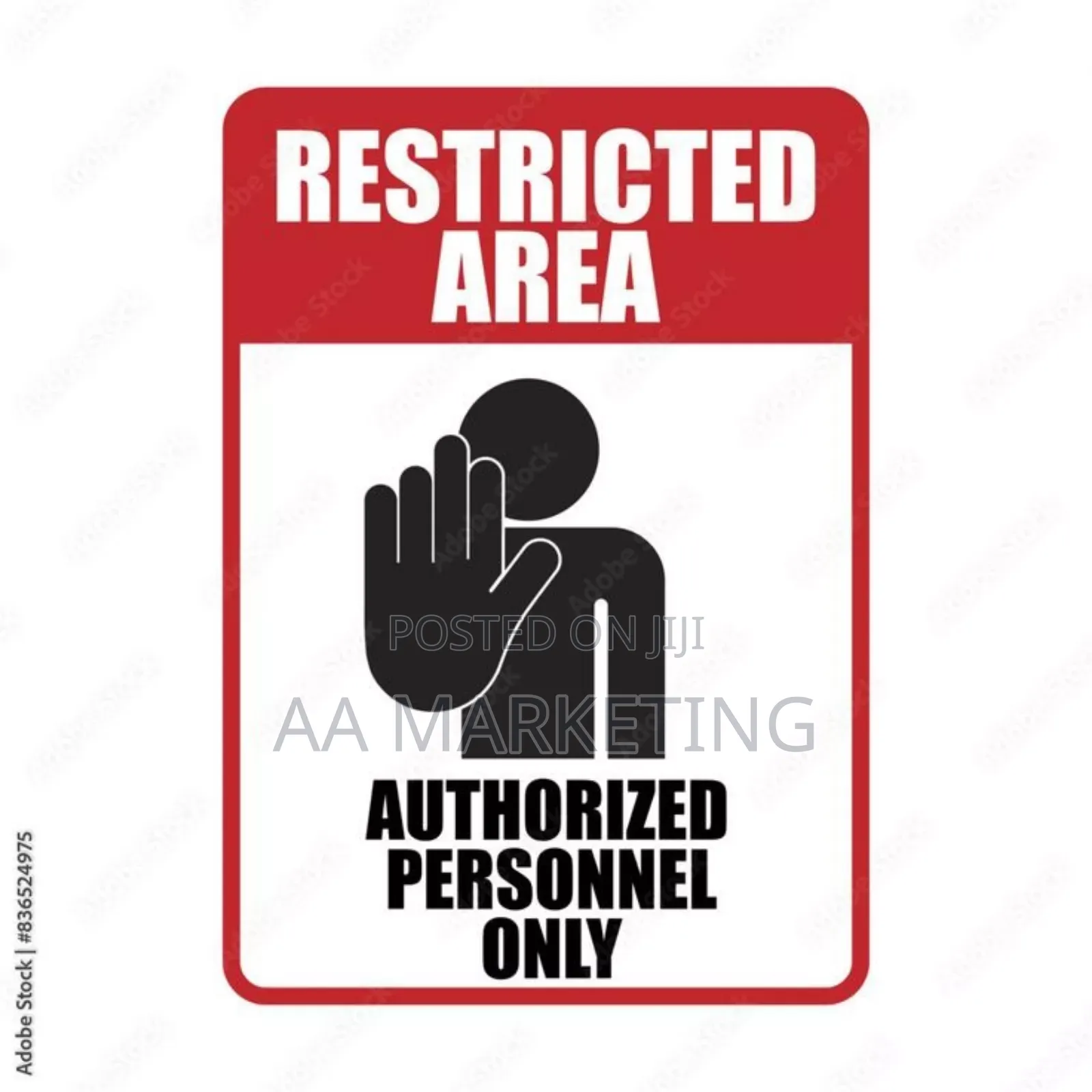 Acrylic And Abs Warning Signages