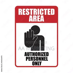 Acrylic And Abs Warning Signages