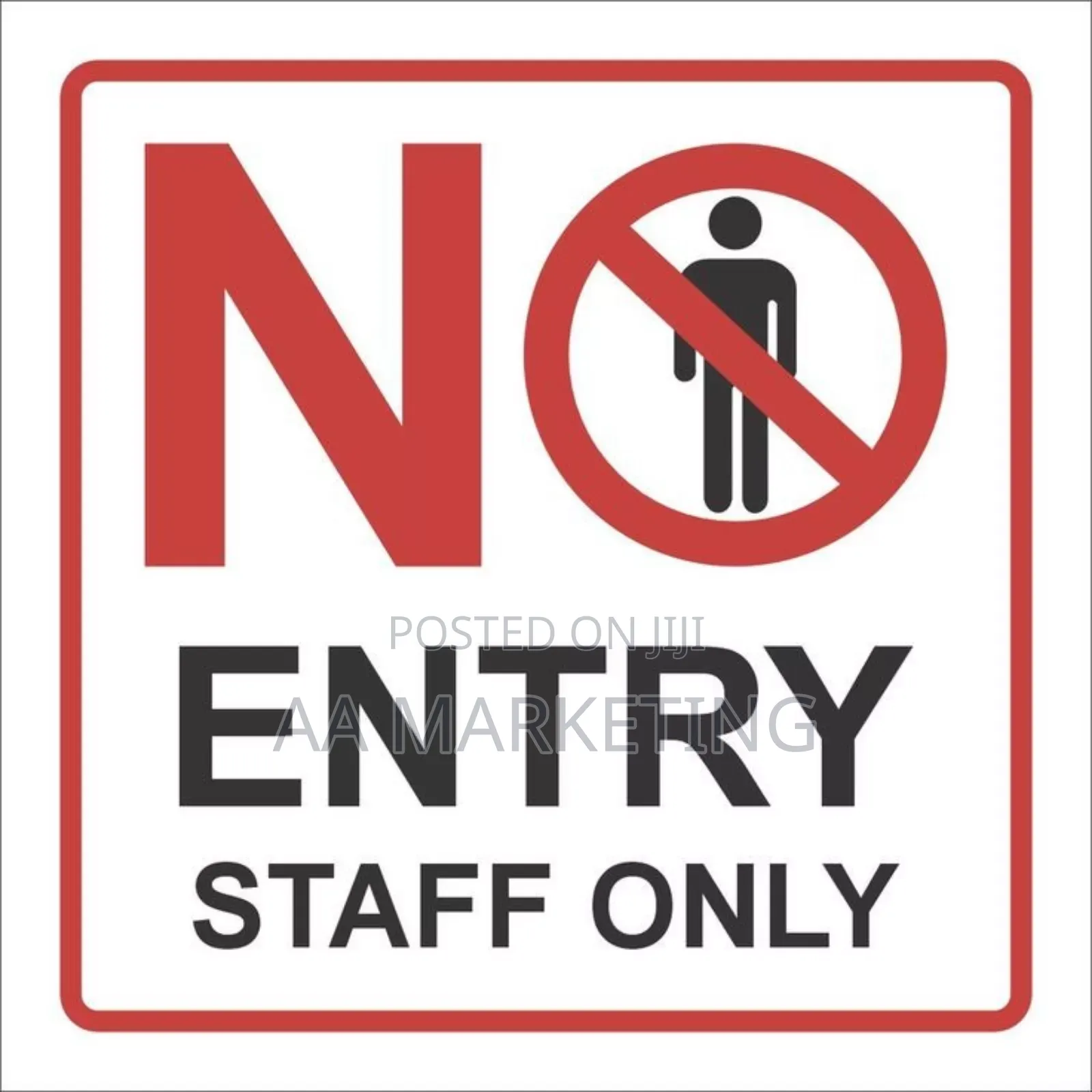 Acrylic And Abs Warning Signages