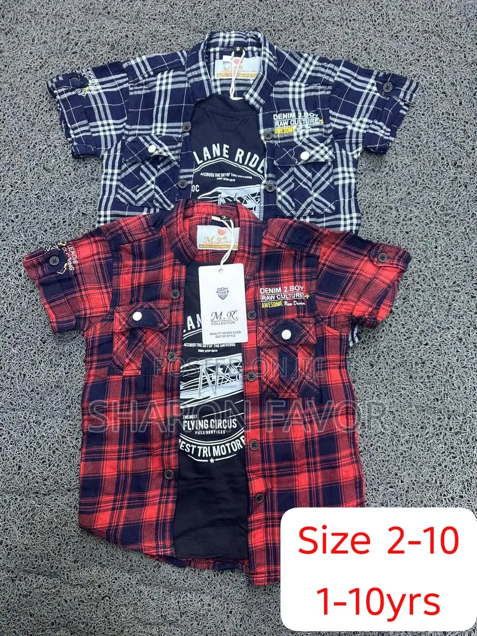 Checked 2in 1 Shirts