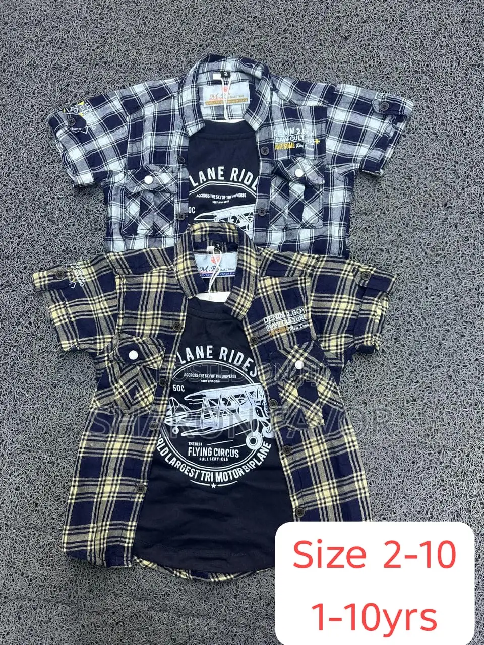 Checked 2in 1 Shirts