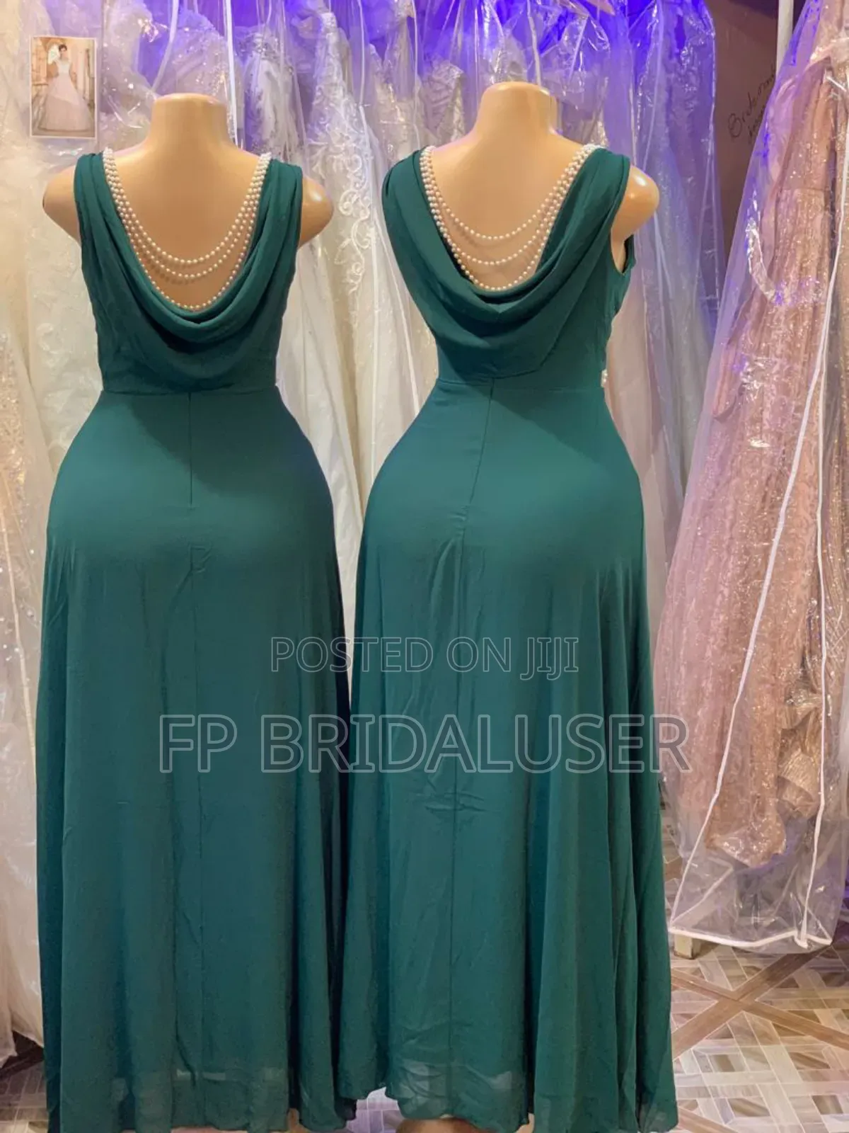 Bridesmaids Dresses for Hire Green X 4pcs