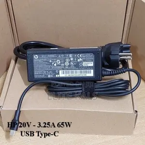 Original Hp Type C Charger 65wats