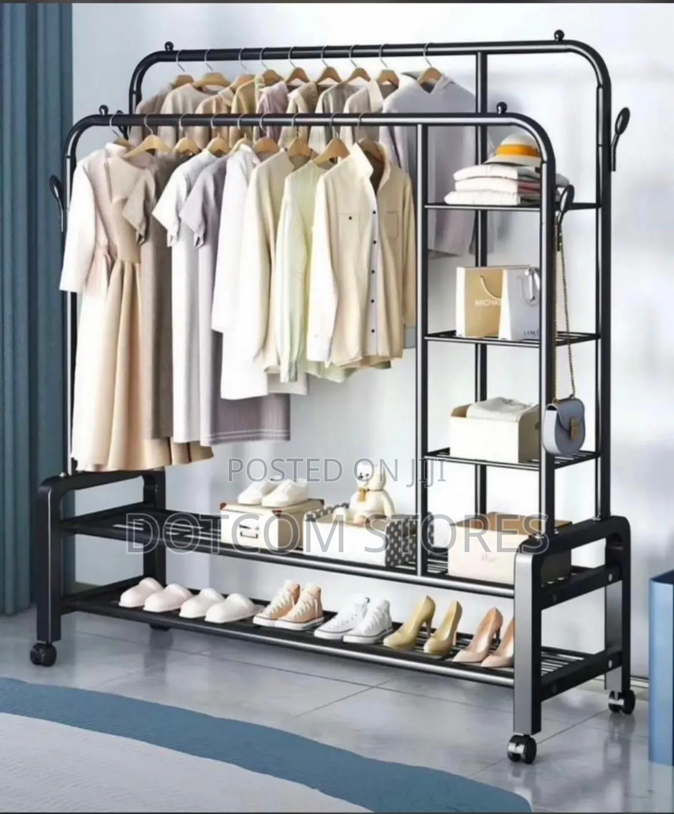 Multifunctional Metal Garment Rack,