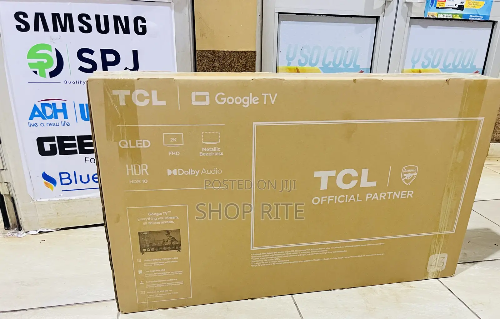 TCL 43 Inches Qled Brand New Smart Android TVS