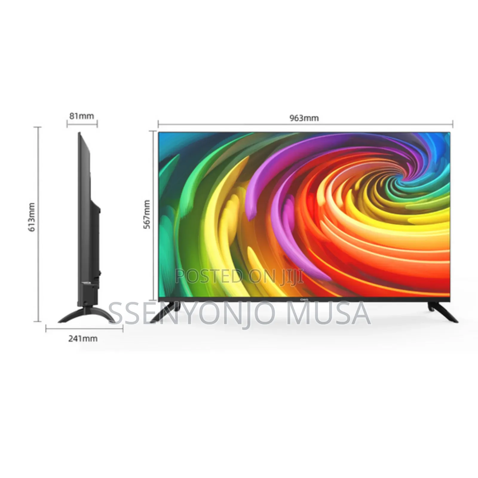 Chiq 43-Inch Smart Google Tv L43m10f - Resolution With Dolby Audio