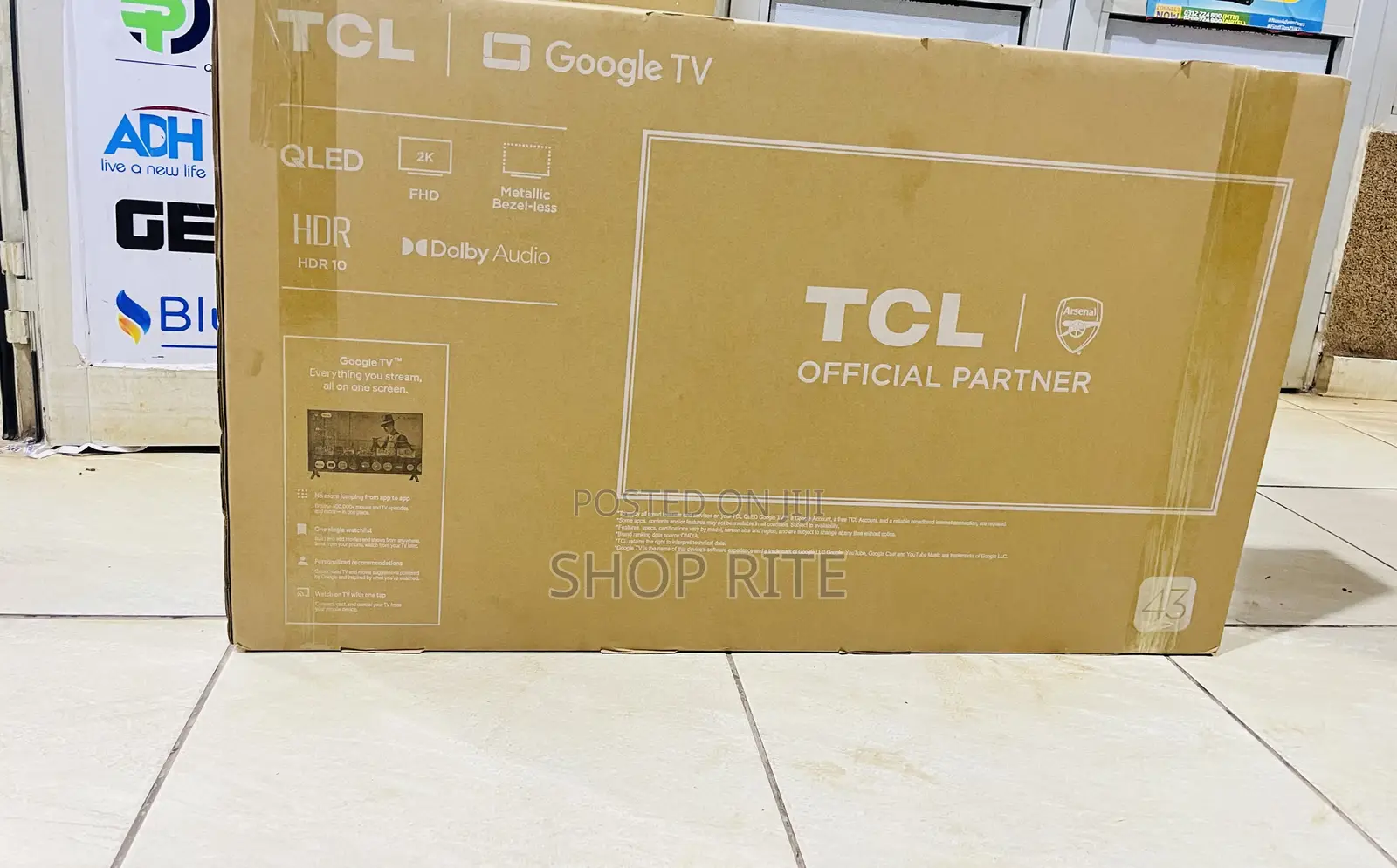 TCL New Stock 43 Inches Qled Smart TVS