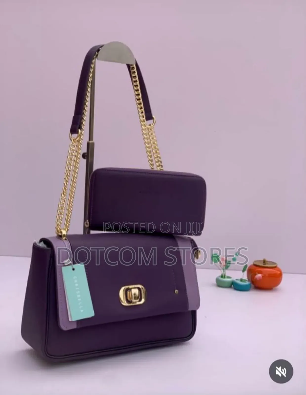 Chrisbella Brand Handbag and Matching Wallet Set