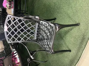 Metallic Chair High Back
