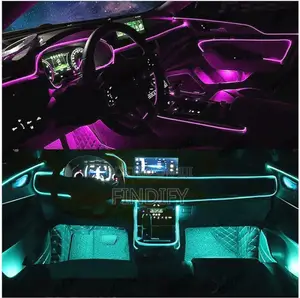 Car Led Interior Strip Lights Rgb Lighting Kits App Control