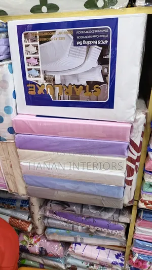 Starlexe Pure Cotton King Size Bedsheets -Plain