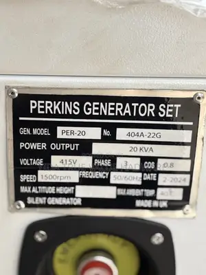 Perkins Generator 20 Kva Diesel