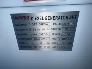 Sonayoo Generator 65 Kva