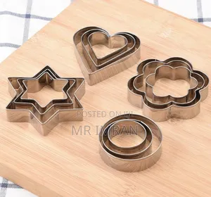 -Piece Stainless Steel Cookie Cutter Set