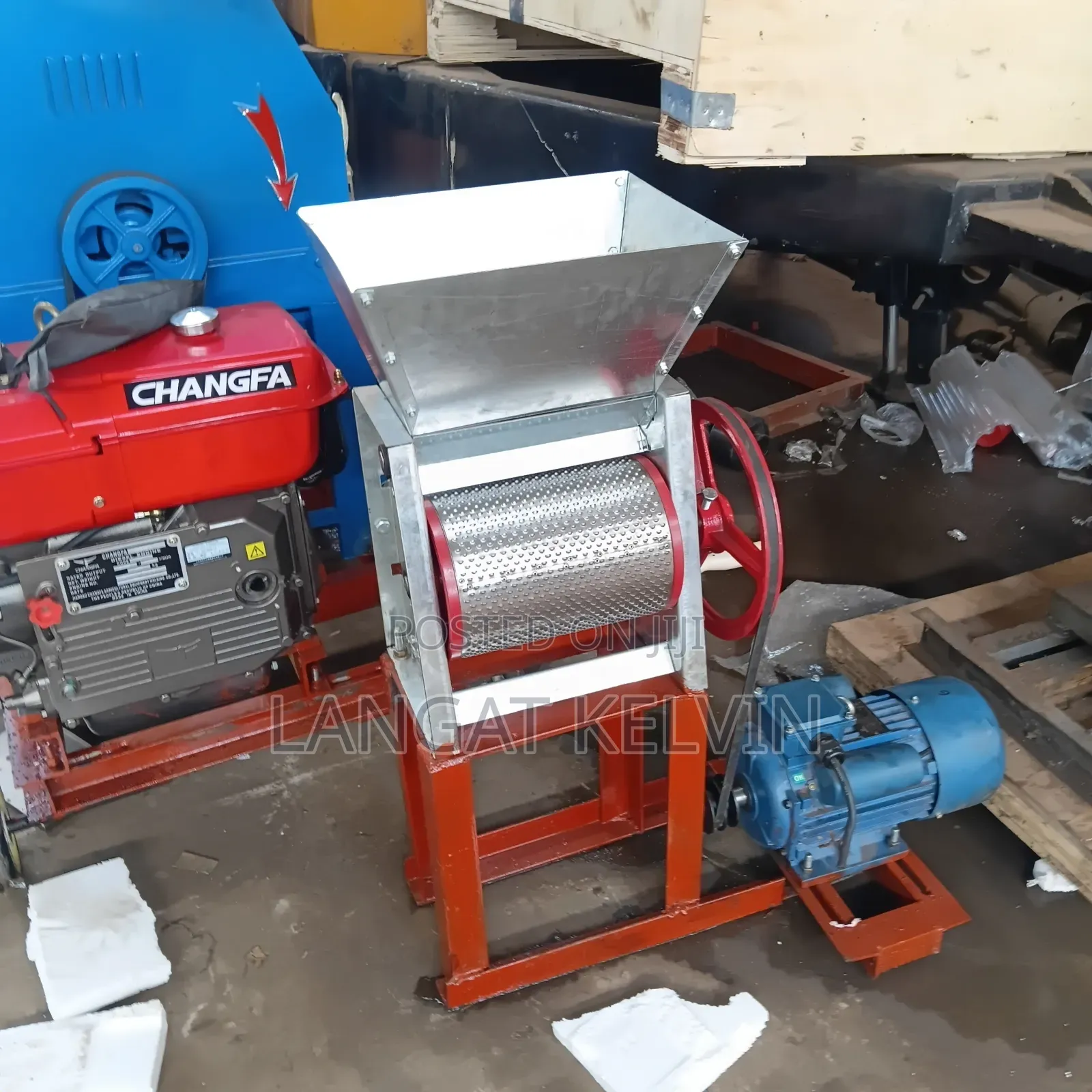 Good Quality Coffee Sheller Pulper With Motor