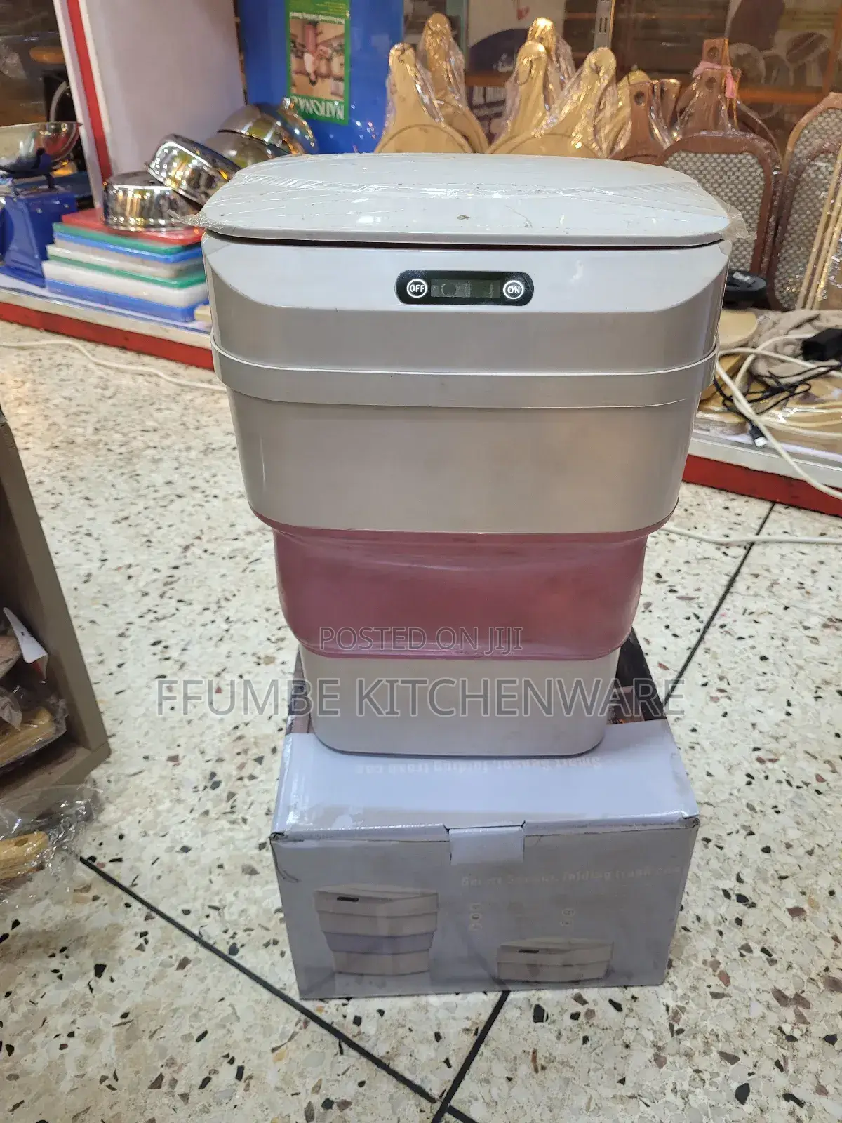 Foldable Smart Trash Can or Dust Bin