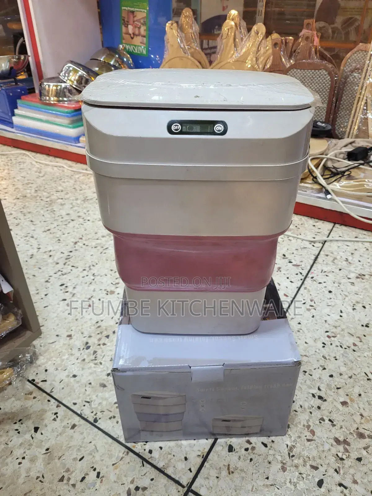 Foldable Smart Trash Can or Dust Bin