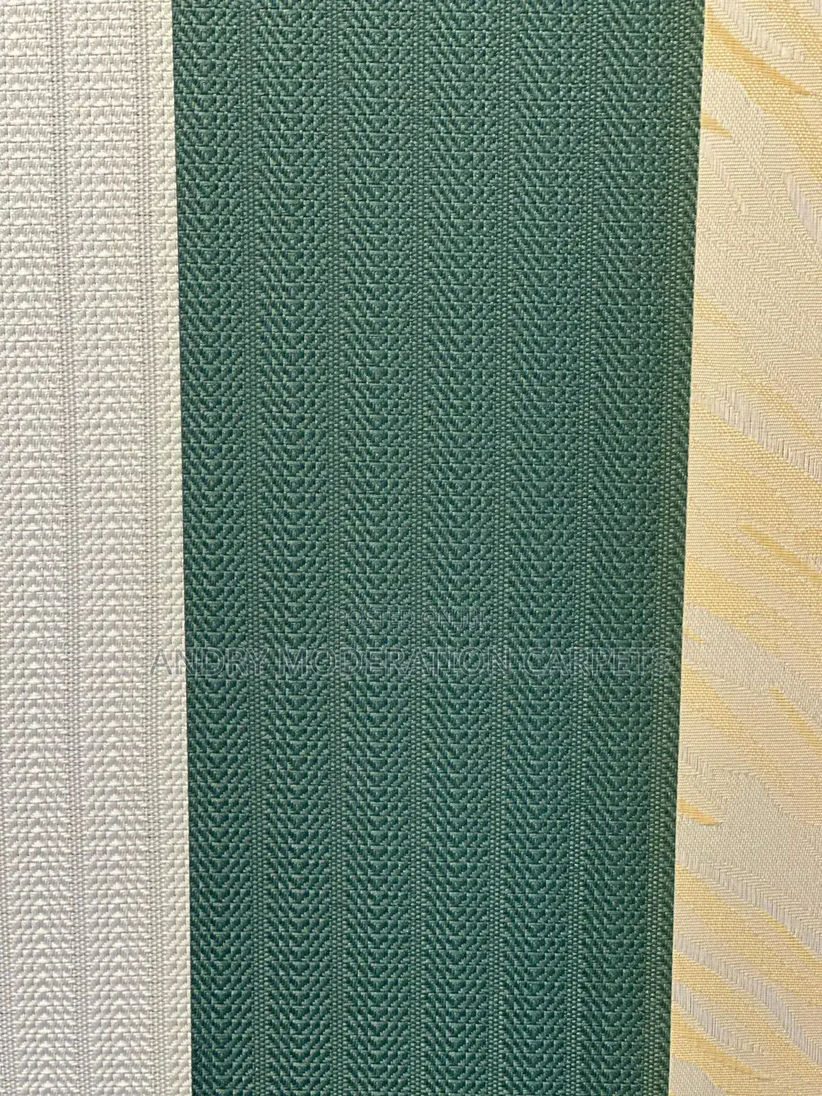 Dark Green Vertical Blind Curtains