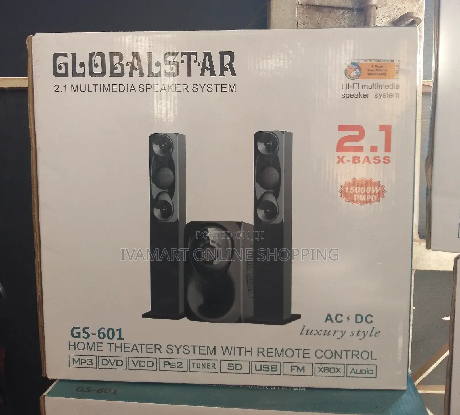Globalstar Gs-601 2.1 Channel Multimedia Speaker System - Woofer