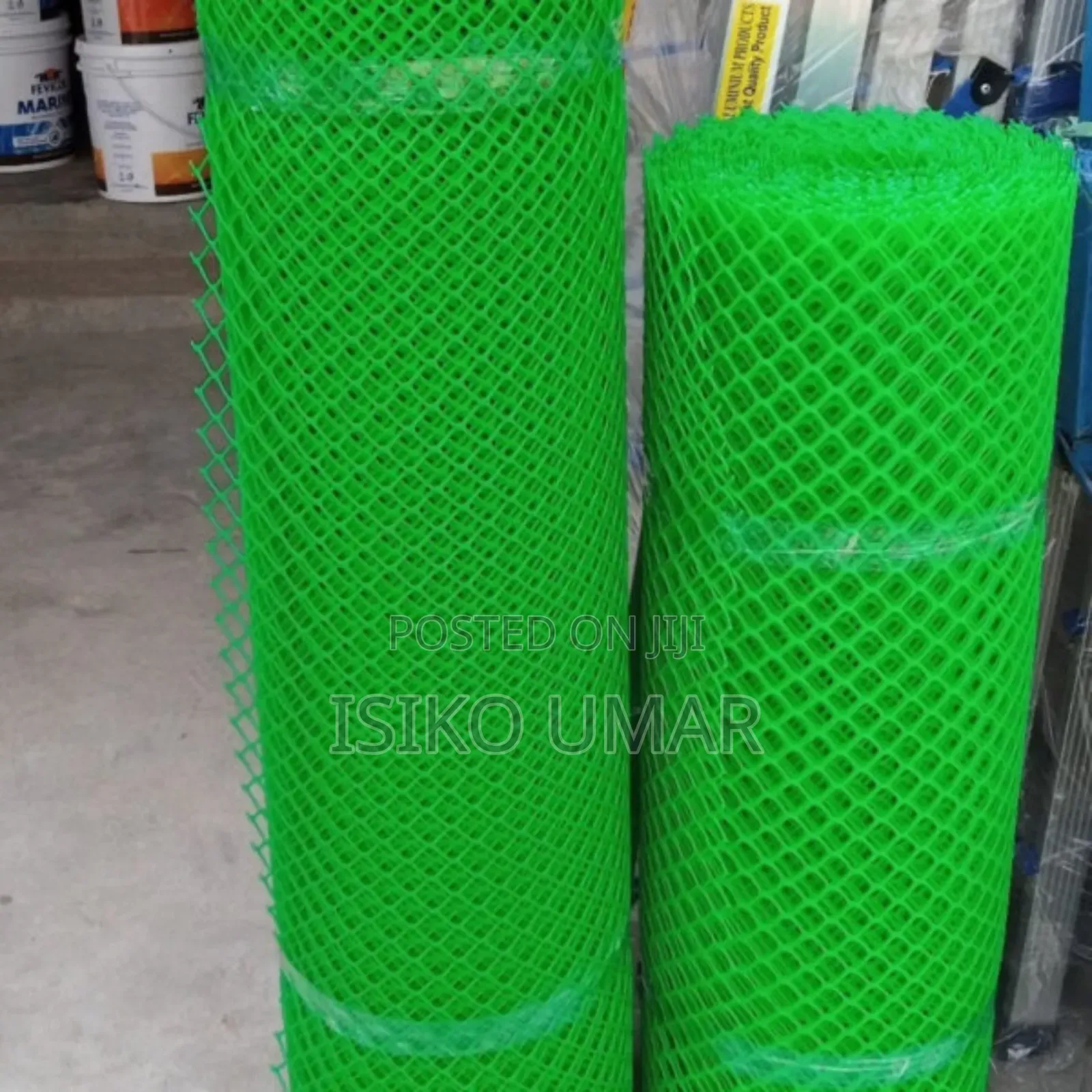 Green Plastic Chicken Mesh