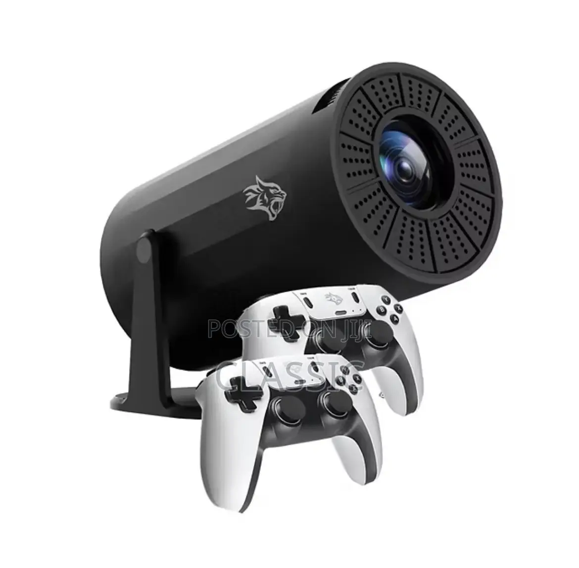 Porodo Gaming Projector With Controllers (Android11 Retro Gamingstick)
