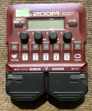 Zoom Bass Guitar Pedal