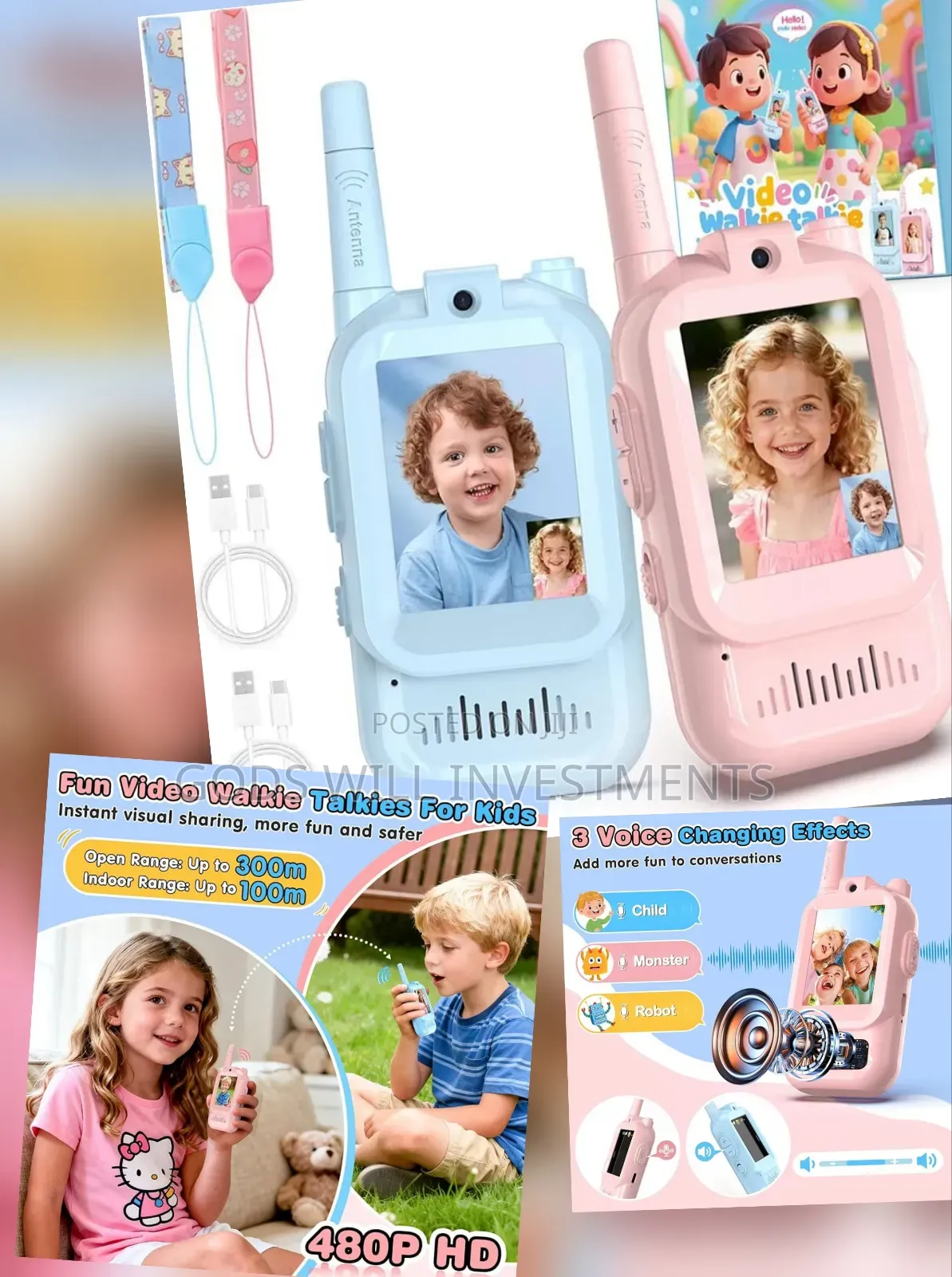 Kids Video Walkie Talkie