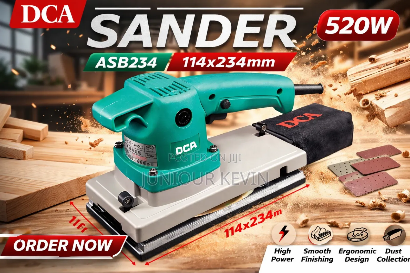 Dca Orbital Sander Heavy