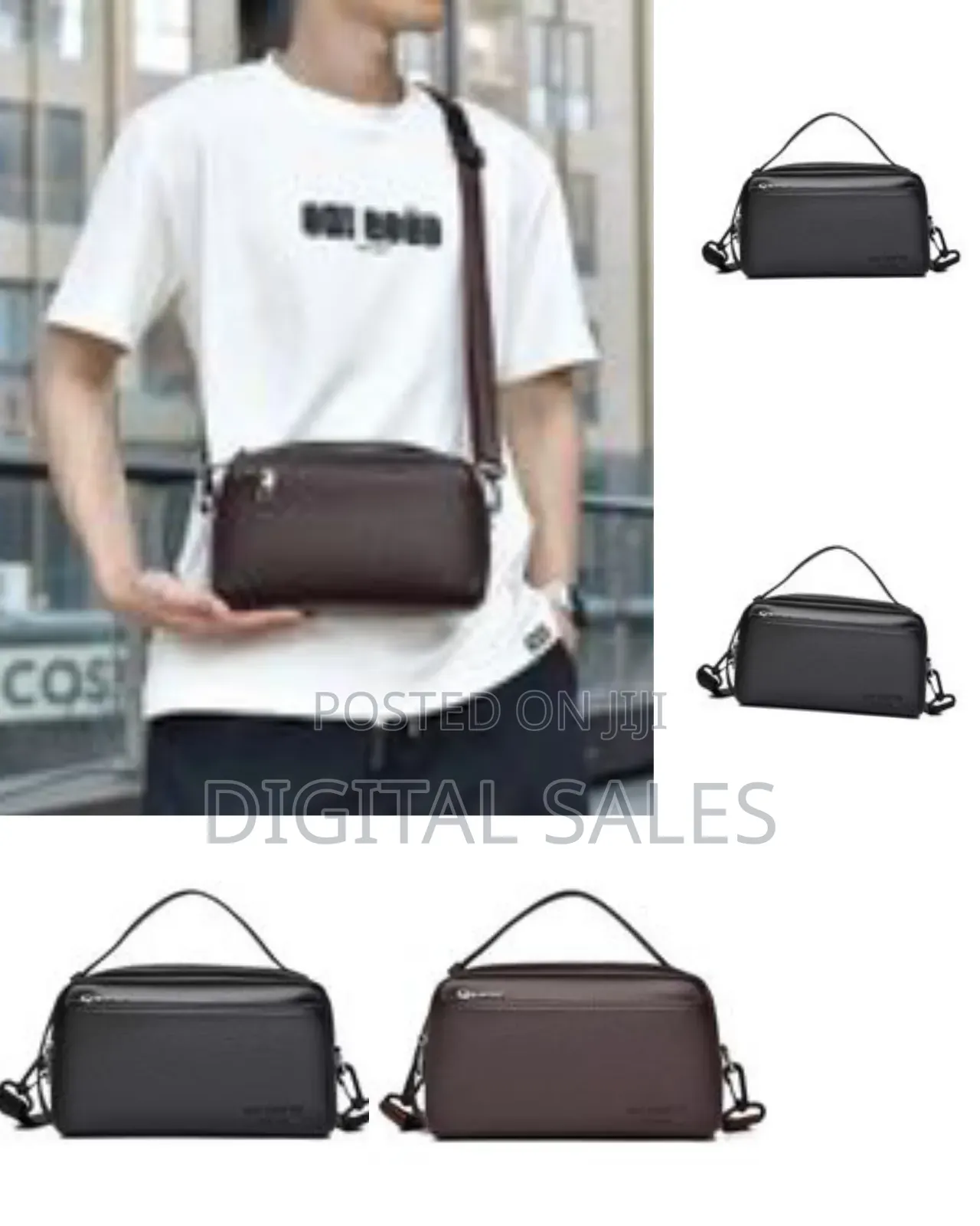 Men's Clutch Bag, Handbag, Business Trip, Casual, Leather