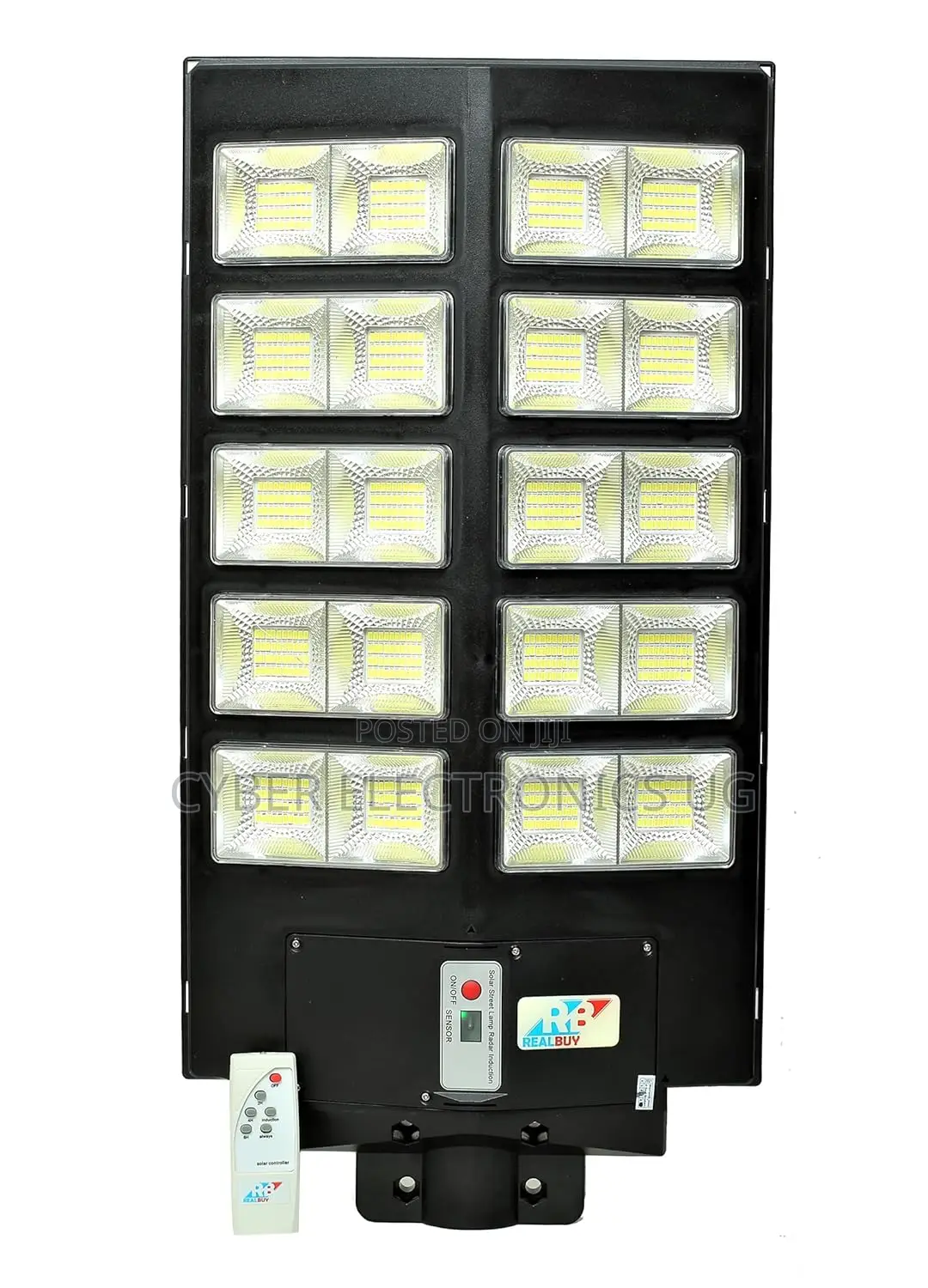 1500w Solar Led Street Light With Remote Control and Motion Sensor