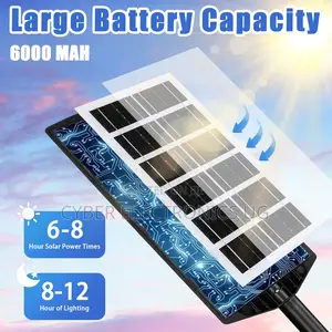 Solar Street Lights Outdoor With Wide Angle Motion Sensor and Remote