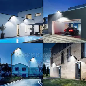 Solar Street Lights Outdoor With Wide Angle Motion Sensor and Remote