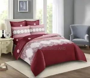 Six By Six Bedcover Maroon