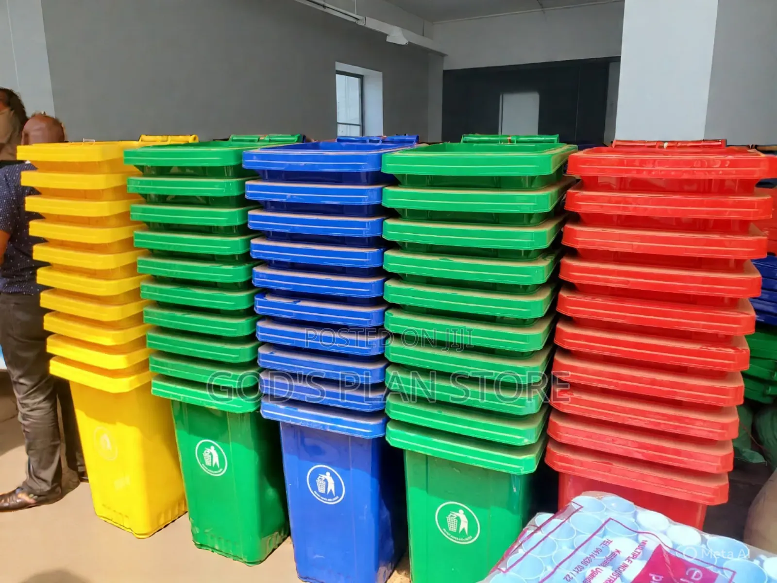 Standard 120litres Plastic Dust Bins Plastic Dust Bins