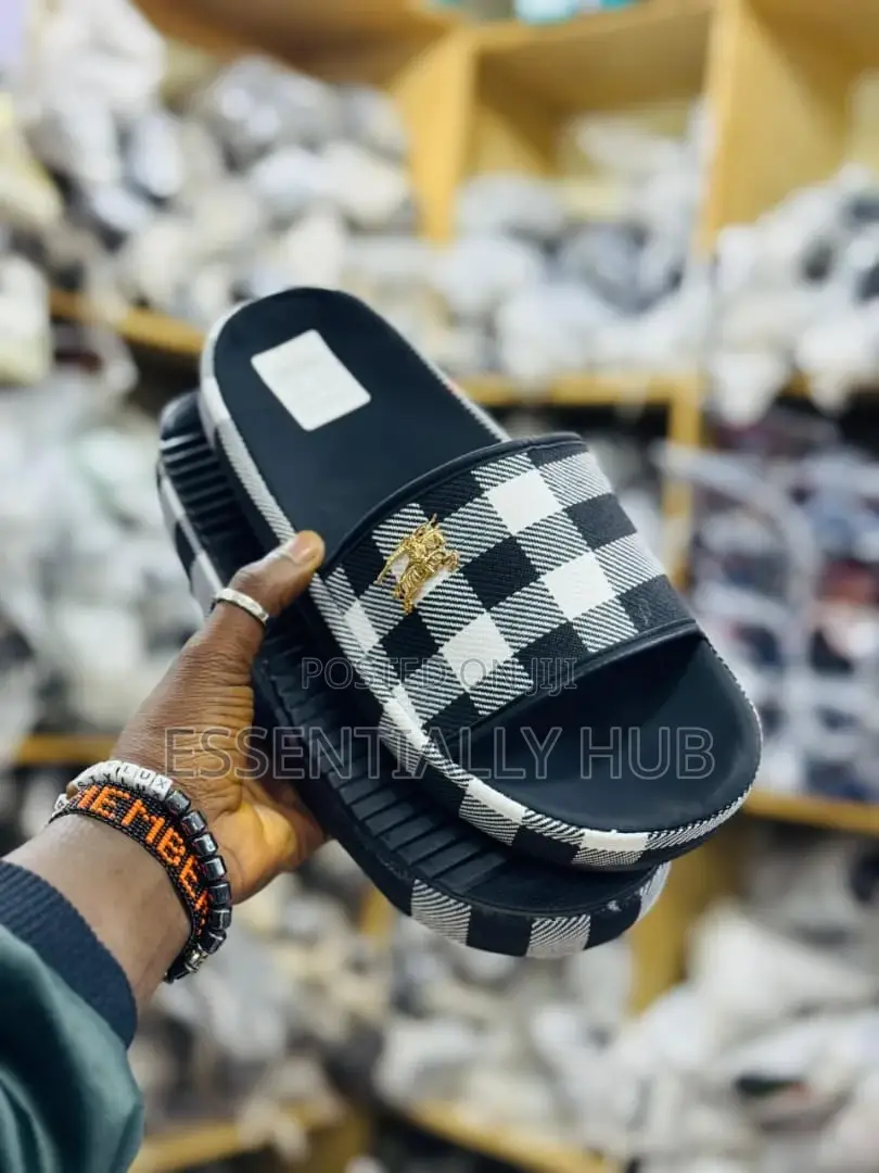 Men’S Rubber Classic Genuine Leather Sandals Available in All Colors