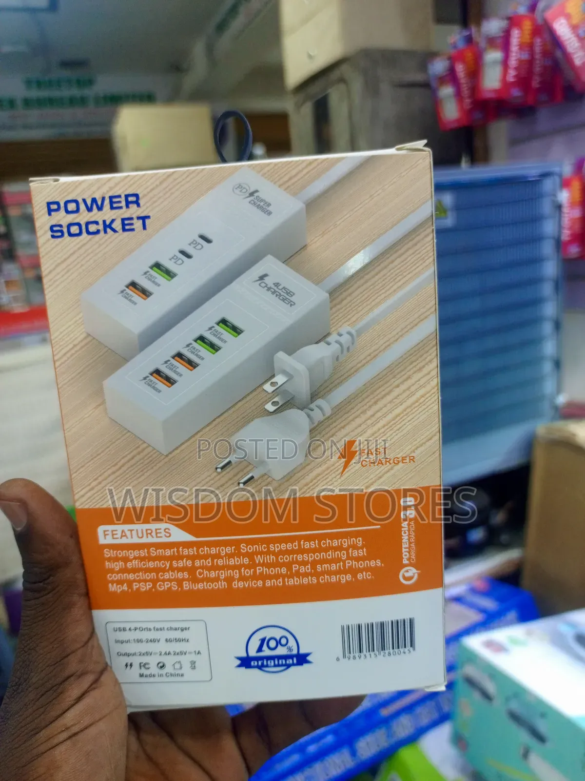 Power Socket Fast Charger.