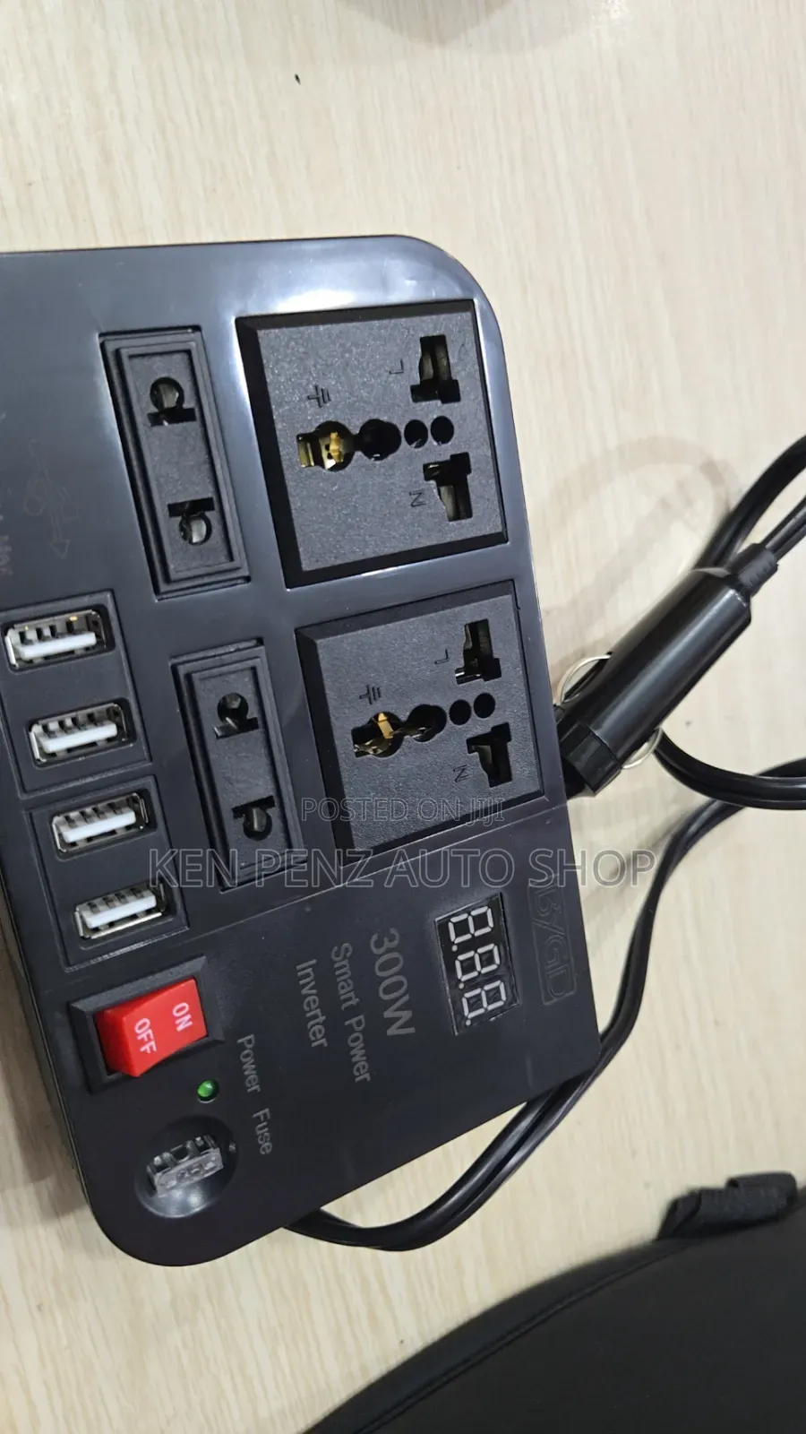 300 Watt Car Power Inverter and Power Extension