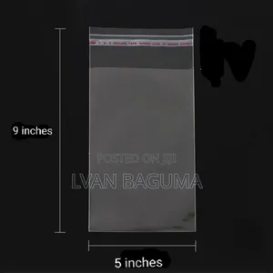 Packaging Polythene Bags For Small Items (Size 9 × 5 Inches) - 100 Pcs