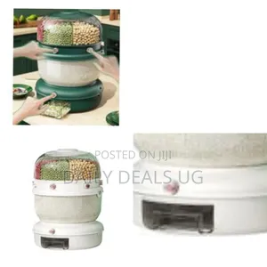 360-Degree Rotatable Multi-Tier Grain and Rice Dispenser