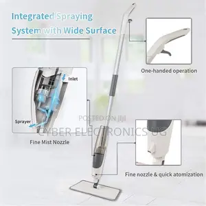 Spray Mop 360° Swivel Flat Mop Dust Wipe Design for Home Cleaning Mopp