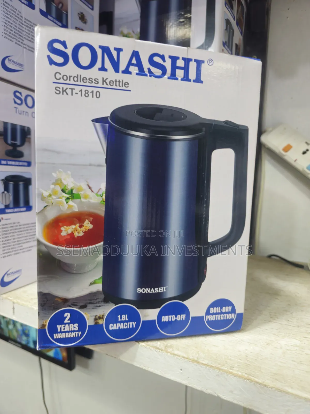 Sonashi SKT-1810 Cordless Electric Kettle