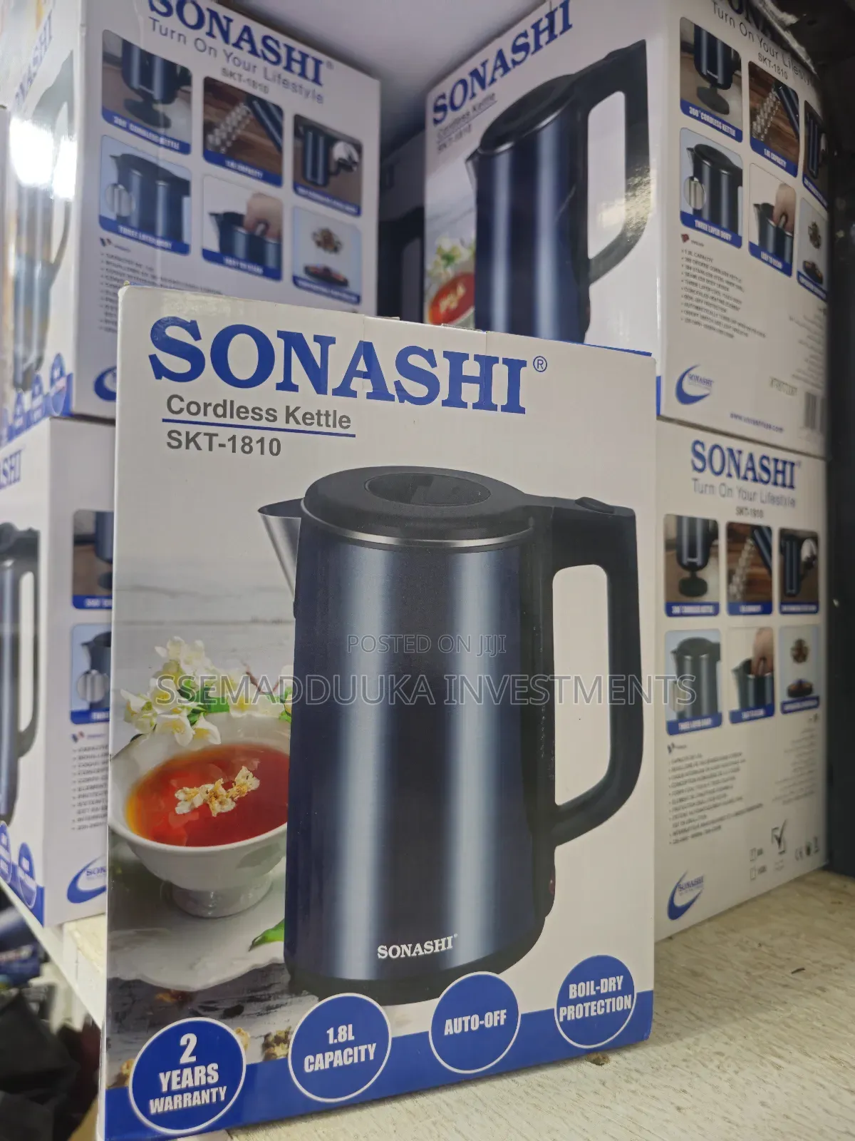 Sonashi SKT-1810 Cordless Electric Kettle