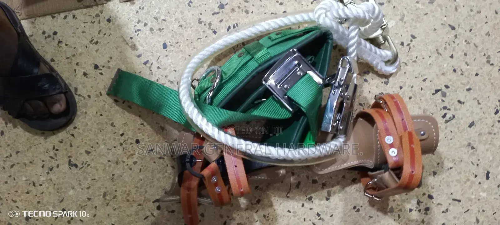 Climber Shoes For Electric Poles.(Shoes &Belt)Complete.