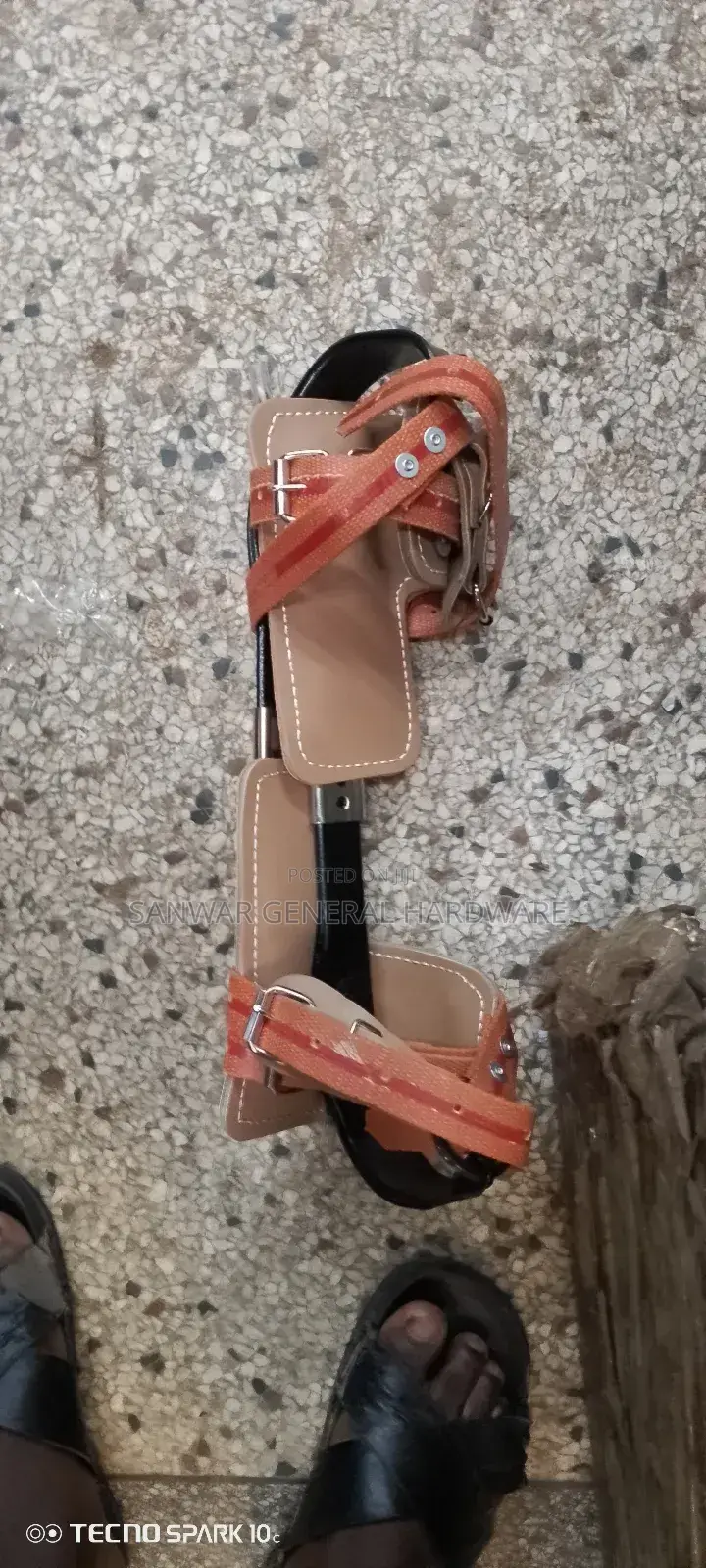 Climber Shoes For Electric Poles.(Shoes &Belt)Complete.