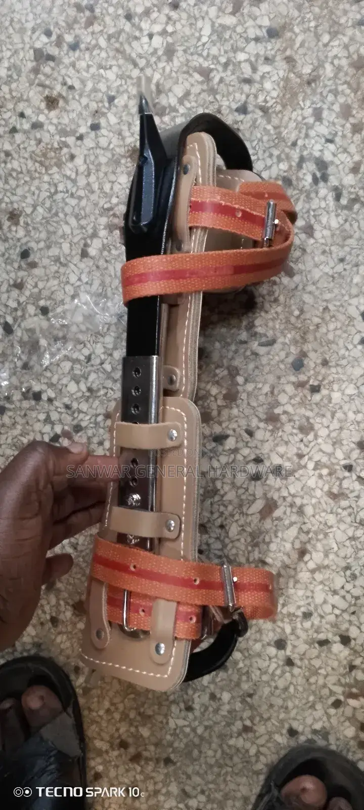 Climber Shoes For Electric Poles.(Shoes &Belt)Complete.