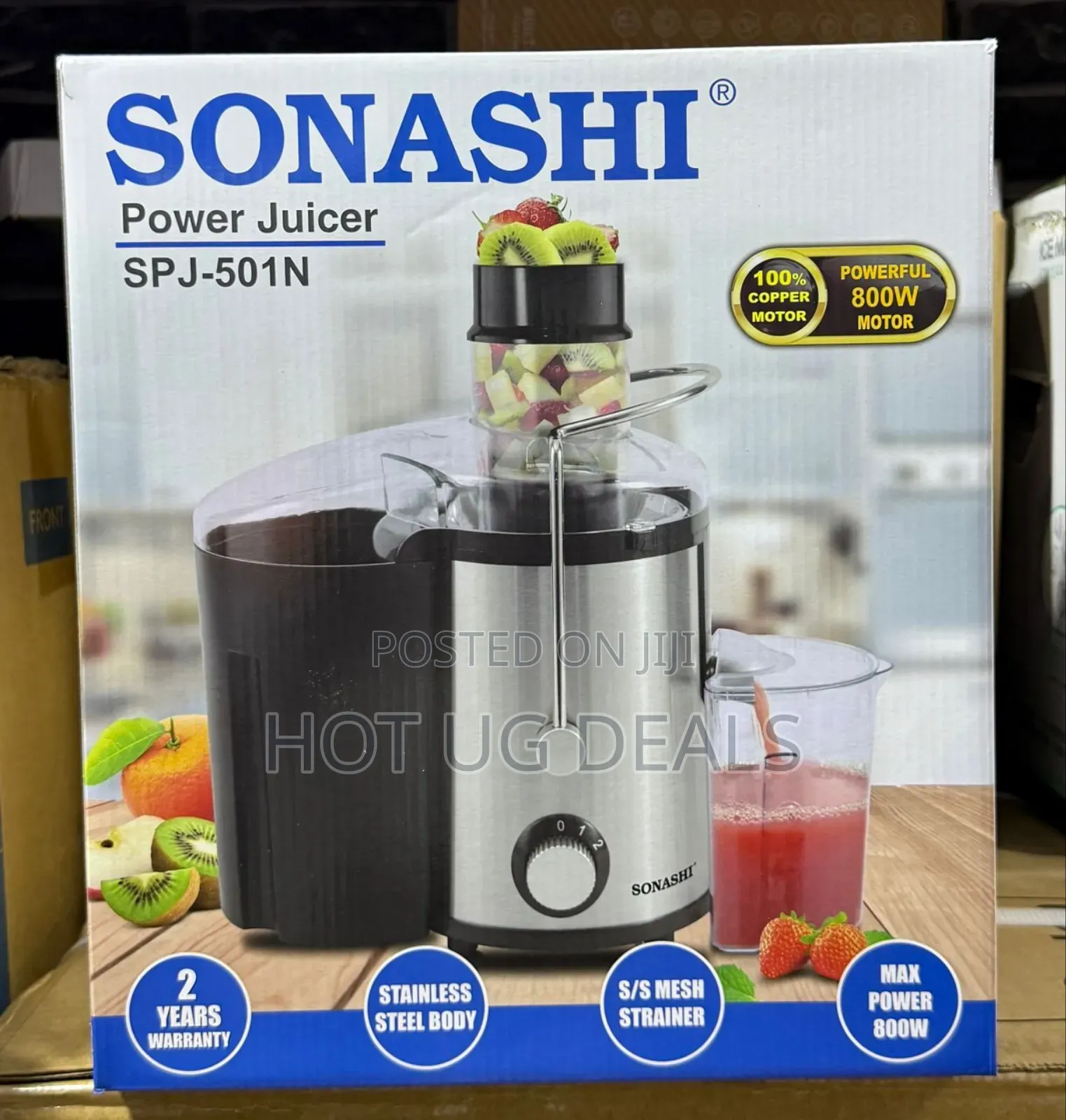 Sonashi Power Juicer Extractor (Model Spj-501n).